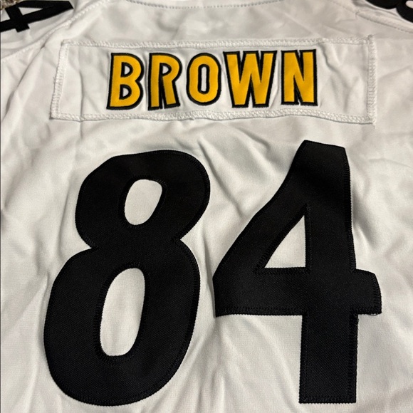 Kids NFL Nike number 84  Antonio Brown Pittsburgh Steelers NFL Jerseys —-size Xl - Picture 6 of 8
